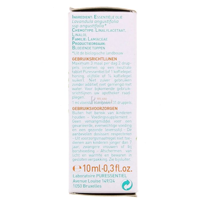 Puressentiel huile essentielle de lavande vraie bio - 10 ml