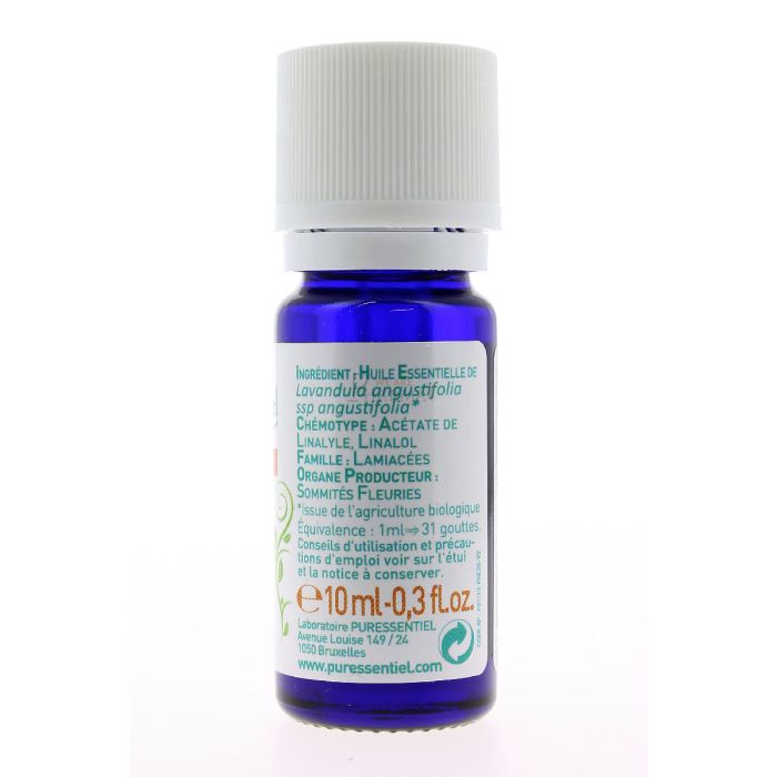 Puressentiel huile essentielle de lavande vraie bio - 10 ml