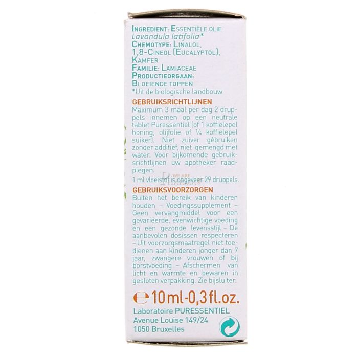  puressentiel huile essentielle de lavande aspic 10ml