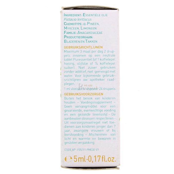  puressentiel huile essentielle de lentisque pistachier 5ml