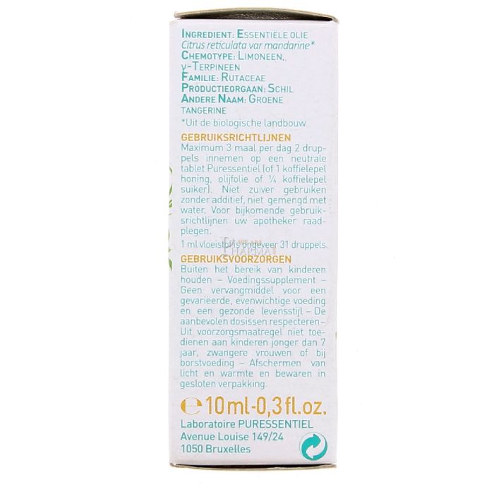  puressentiel huile essentielle de mandarine 10ml