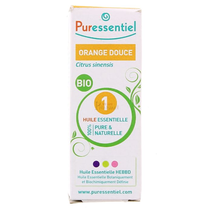 PURESSENTIEL HUILE ESSENTIELLE D'ORANGE DOUCE 10ML