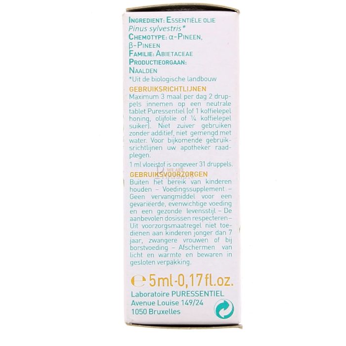 puressentiel huile essentielle de pin sylvestre 5ml