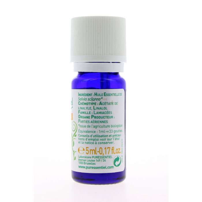  puressentiel huile essentielle de sauge sclaree 5ml