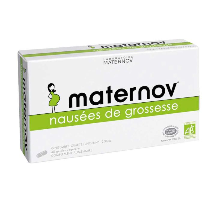 Solution contre les nausees de grossesse - maternov x40