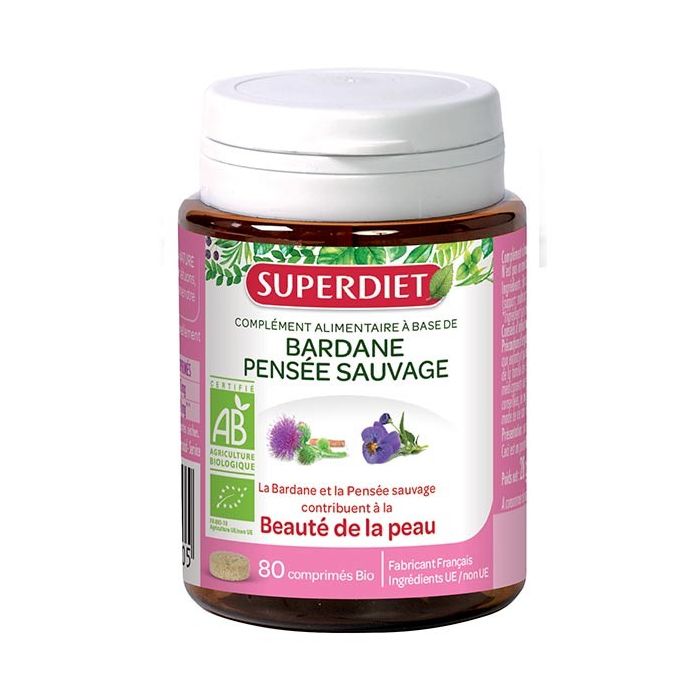 SUPER DIET BARDANE PENSEE SAUVAGE 80 COMPRIMES