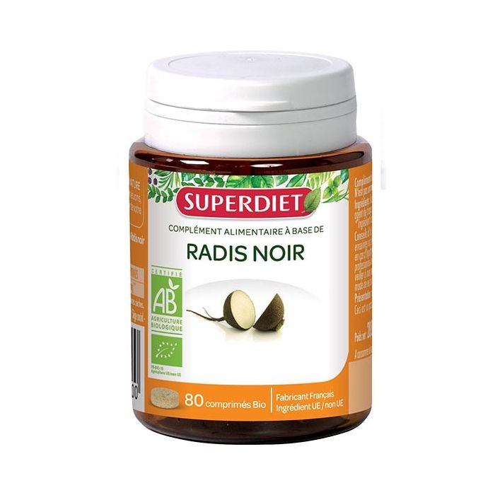 SUPER DIET RADIS NOIR BIO 80 COMPRIMES