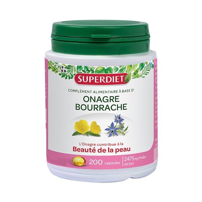 SUPER DIET ONAGRE-BOURRACHE 200 CAPSULES