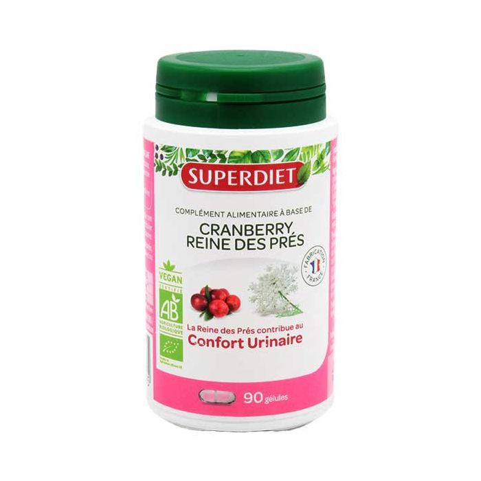SUPER DIET CRANBERRY ET REINE DES PRES BIO 90 GELULES