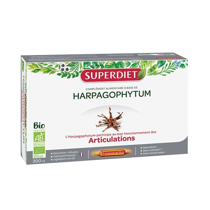 SUPER DIET HARPAGOPHYTUM BIO 20 AMPOULES