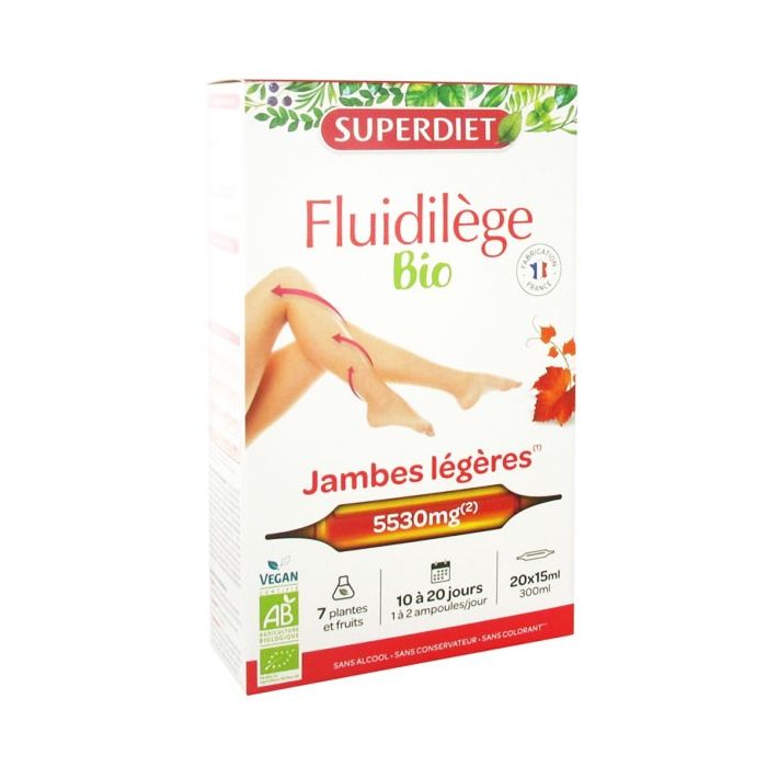 SUPER DIET FLUIDILEGE BIO 20 AMPOULES