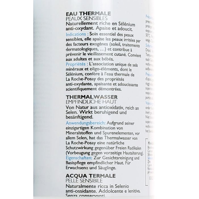 Spray rafraichissant eau thermale la roche-posay 150ml