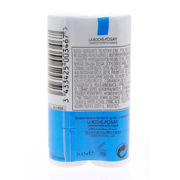 Nutritic stick levres la roche-posay x2