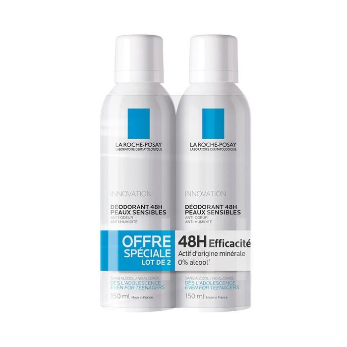 la roche posay deodorant 24h lot economique