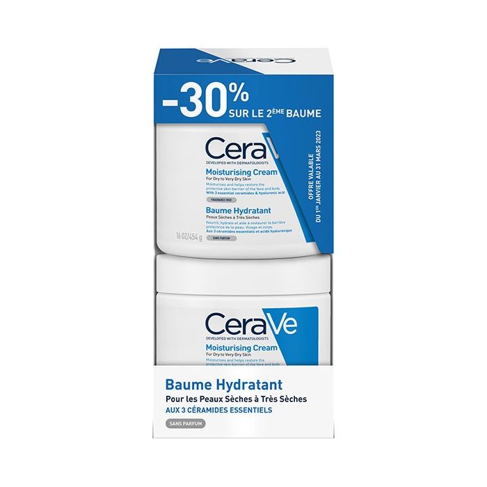 Soin Cerave Lot de 2 x 454g Baume Hydratant