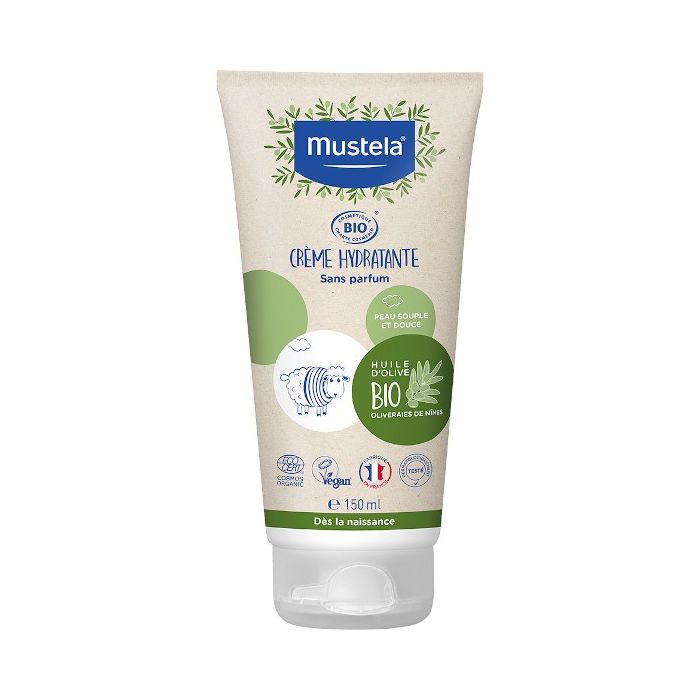 Crème hydratante sans parfum bio 150ml Mustela