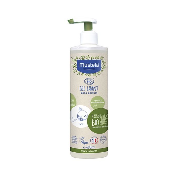 Mustela 400ml gel lavant bio pour bébé