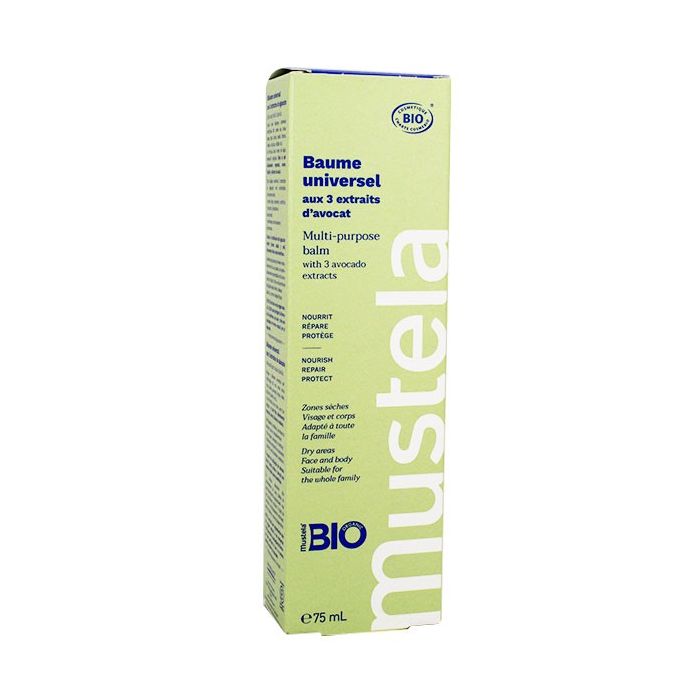 baume universel bio Mustela aux 3 extraits d'avocats 75ml