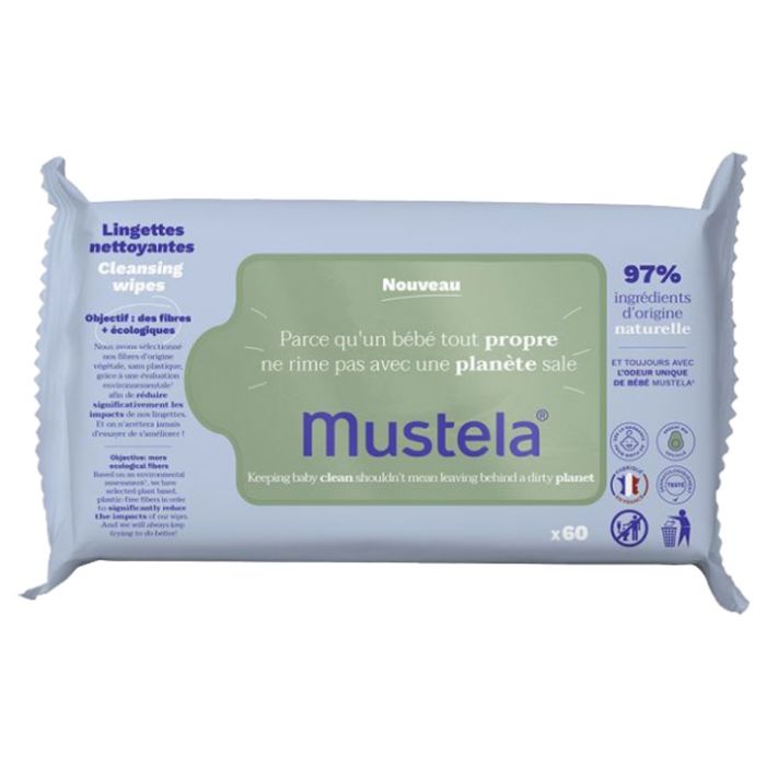 mustela avocat lingettes bebe