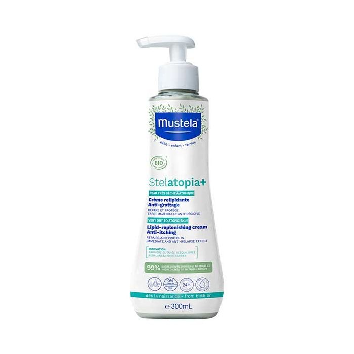 Crème bio 300ml Mustela stelatopia+ anti gratte relipidante