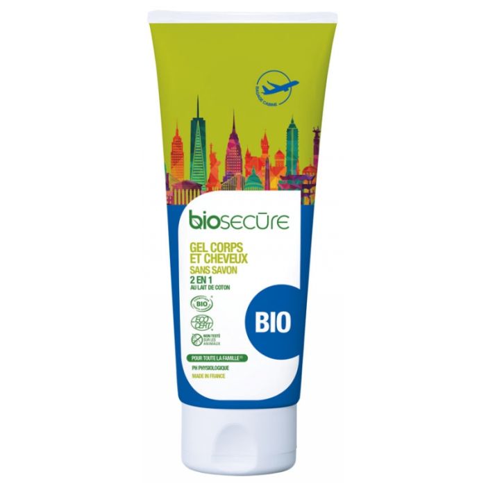 BIO SECURE GEL CORPS ET CHEVEUX 100ML