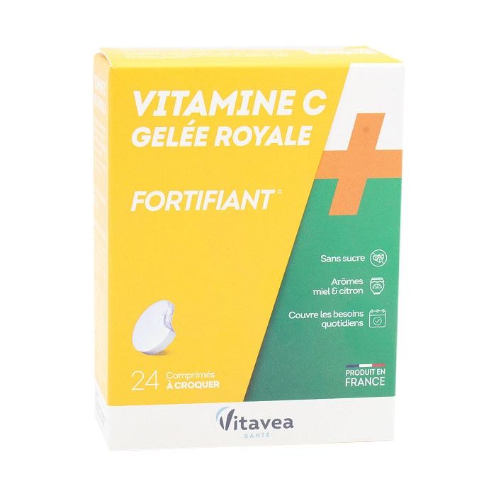 NUTRISANTE Vitamine C + Gelée Royale 24 comprimés