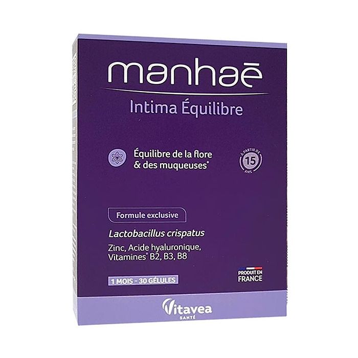 NUTRISANTE Manhaé  Intima Équilibre 30 gélules + 30 capsules