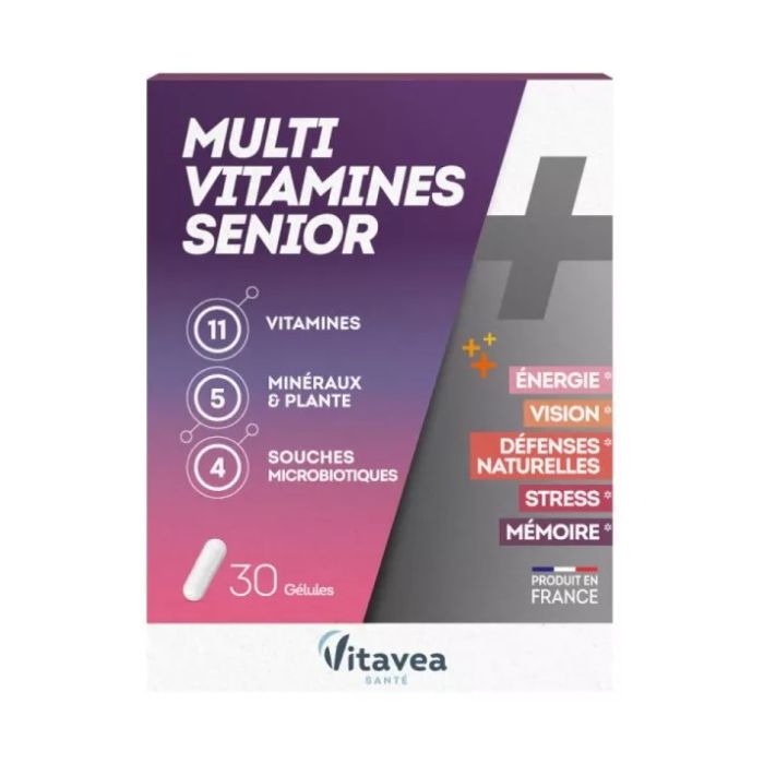 Senior Multivitamines Vitavea 30 gélules