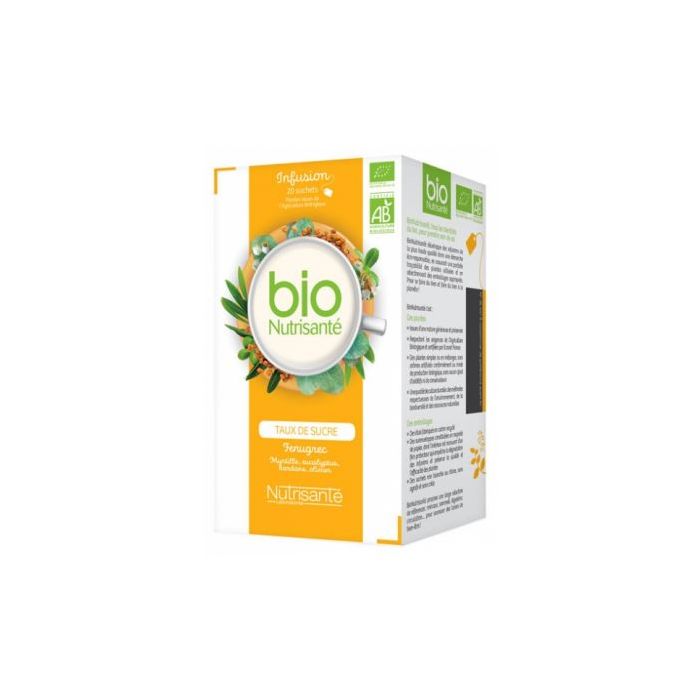 REGULATION DES SUCRES INFUSION BIO NUTRISANTE x 20