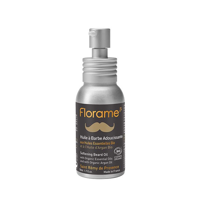 FLORAME Homme Huile à Barbe Adoucissante BIO 50ml