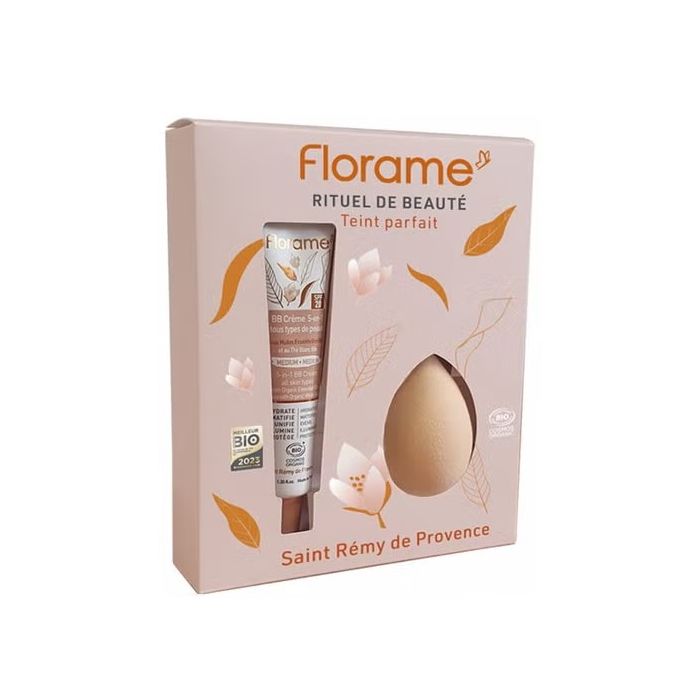 BB Crème Medium 5en1 40ml Coffret Teint Parfait Florame