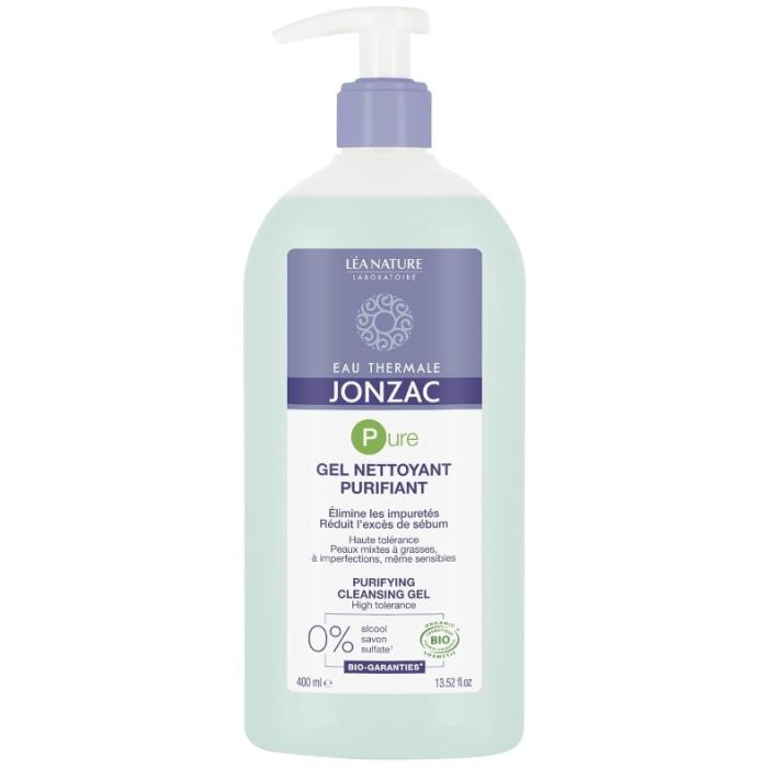 EAU THERMALE JONZAC GEL NETTOYANT PURIFIANT 400ML