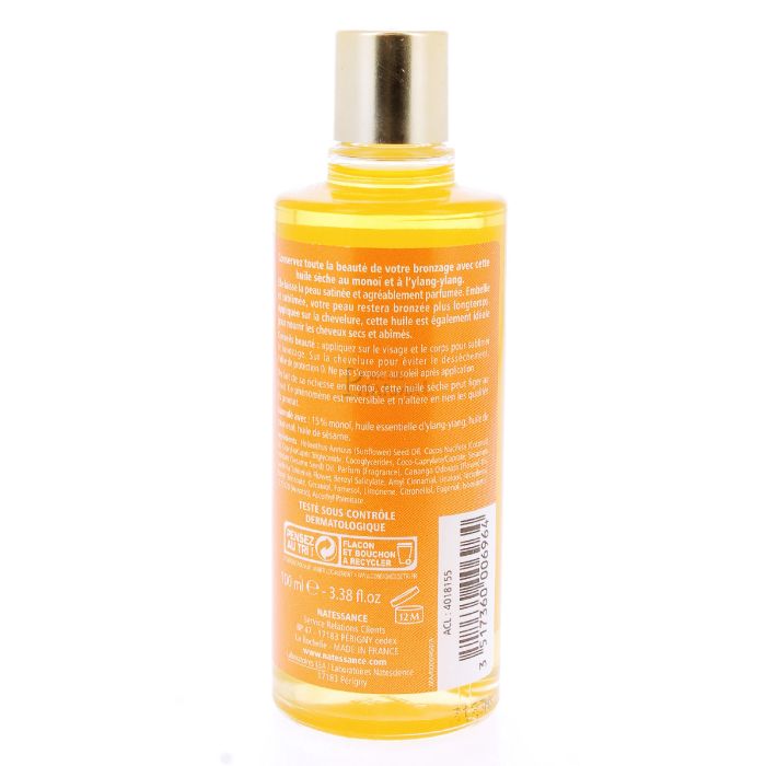 natessance huile seche corps monoi ylang ylang 100ml
