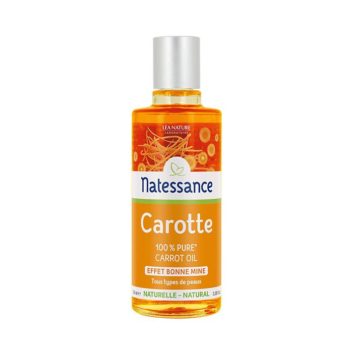 NATESSANCE Huile de Carotte Effet Bonne Mine 100ml