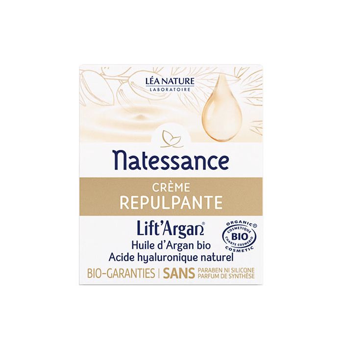 NATESSANCE Lift'Argan Crème Repulpant BIO 50ml