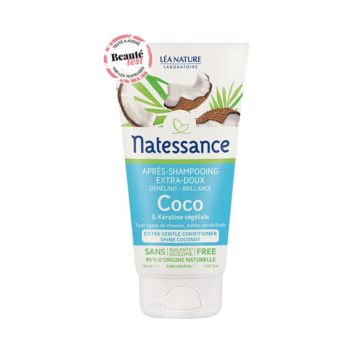 NATESSANCE Après-Shampooing Coco Extra-Doux 150ml