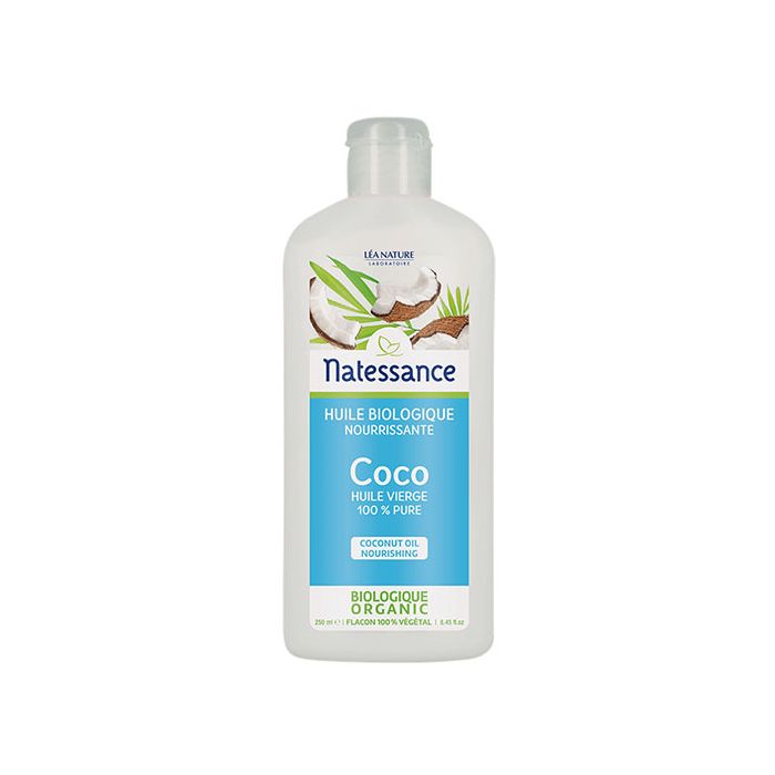 NATESSANCE Huile Coco BIO Nourrissante 250ml