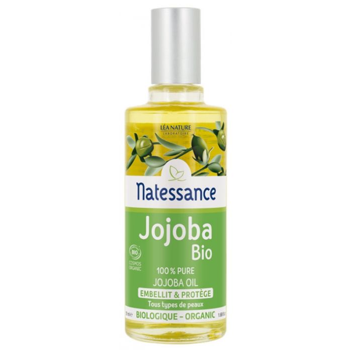 NATESSANCE Huile de Jojoba BIO Embellit et Régénère 50ml