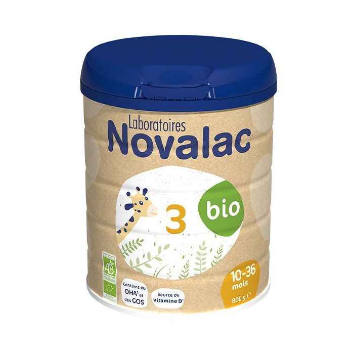 NOVALAC 3ème Age 800g Lait de Croissance Bio