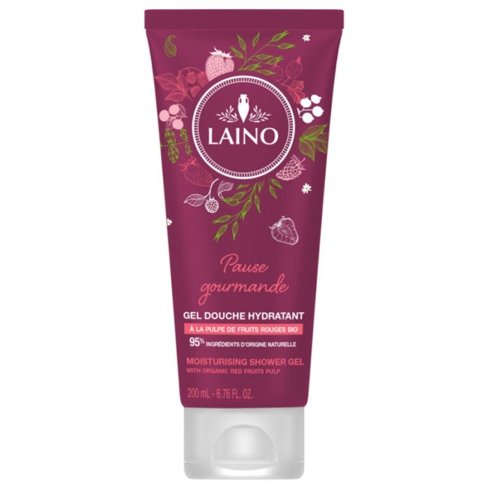 LAINO GEL DOUCHE HYDRATANT FRUIT ROUGE BIO 200ML