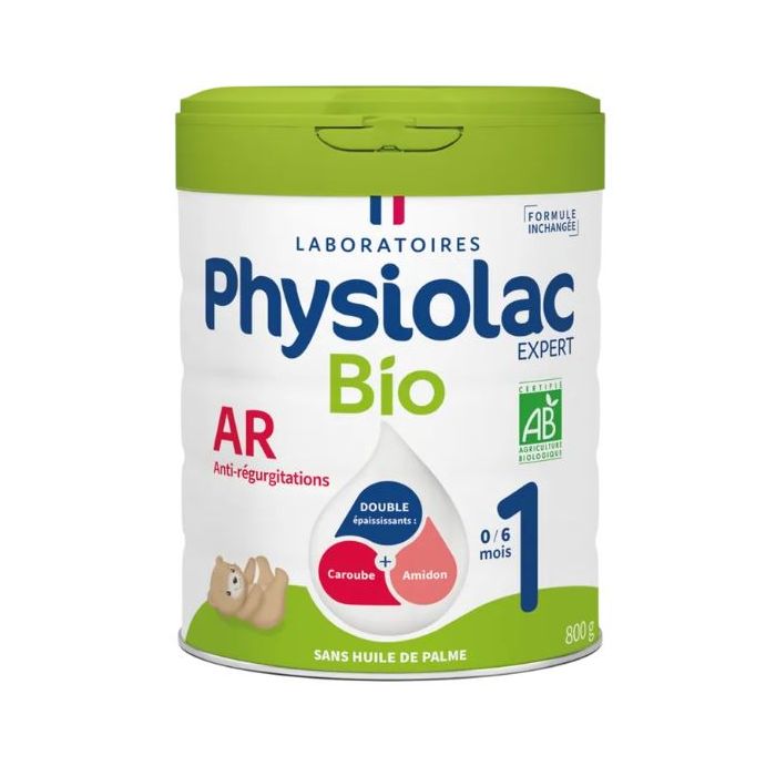 Expert Lait Anti Regurgitations PHYSIOLAC Bio 800g 1er Age 