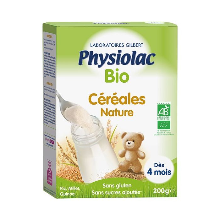 Cereales Nature 4m+ Bio 200g PHYSIOLAC 