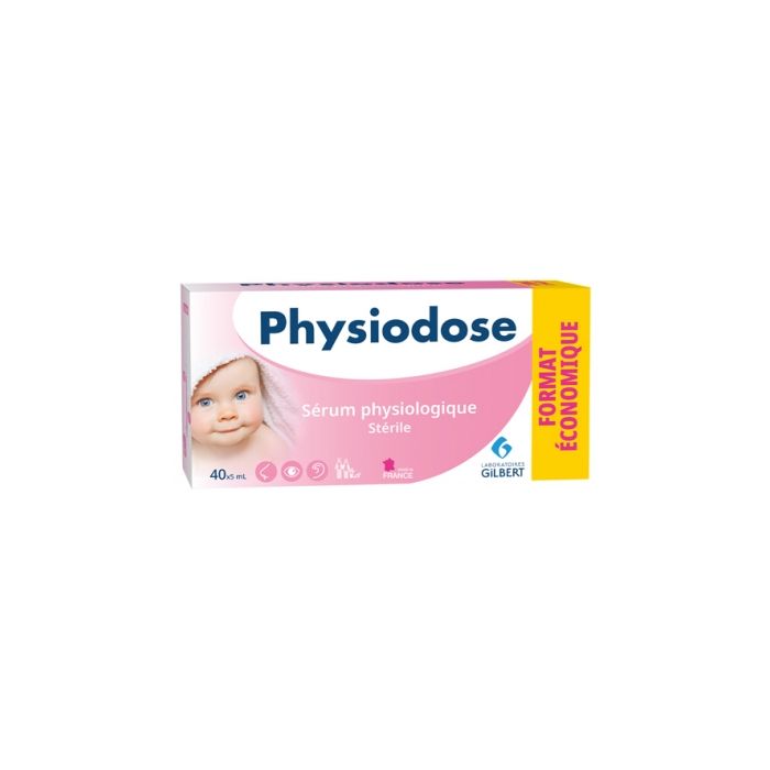 PHYSIODOSE SERUM PHYSIOLOGIQUE 40 x 5ML