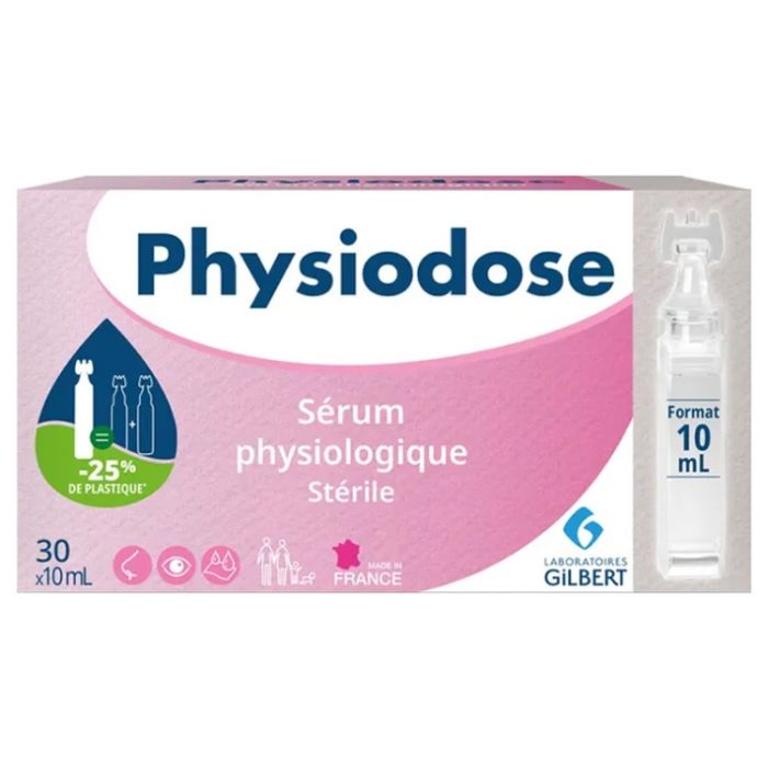 Physiodose Sérum Physiologique Stérile Unidoses 10ml x30