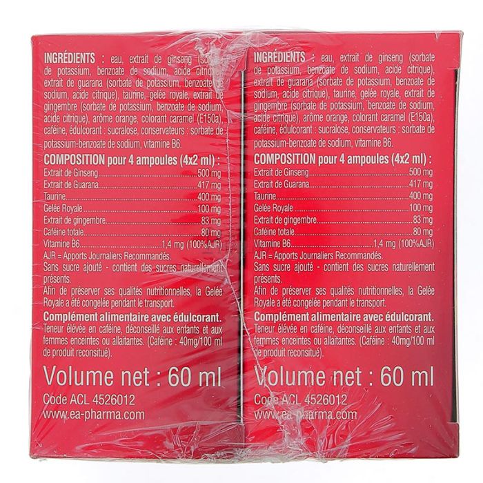 Gmax taurine+ 10 ampoules x 2