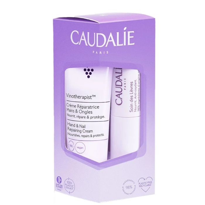 duo soin levres et mains vinotherapist caudalie