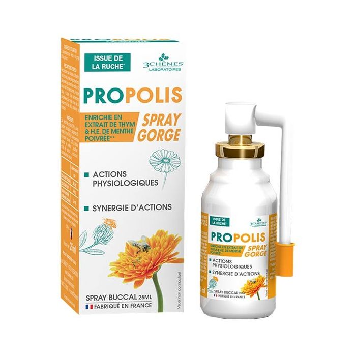 PROPOLIS SPRAY GORGE 3 CHENES 25ML