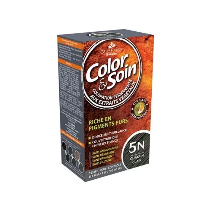 3 chenes Color & Soin Châtain Clair : Coloration Permanente 5N