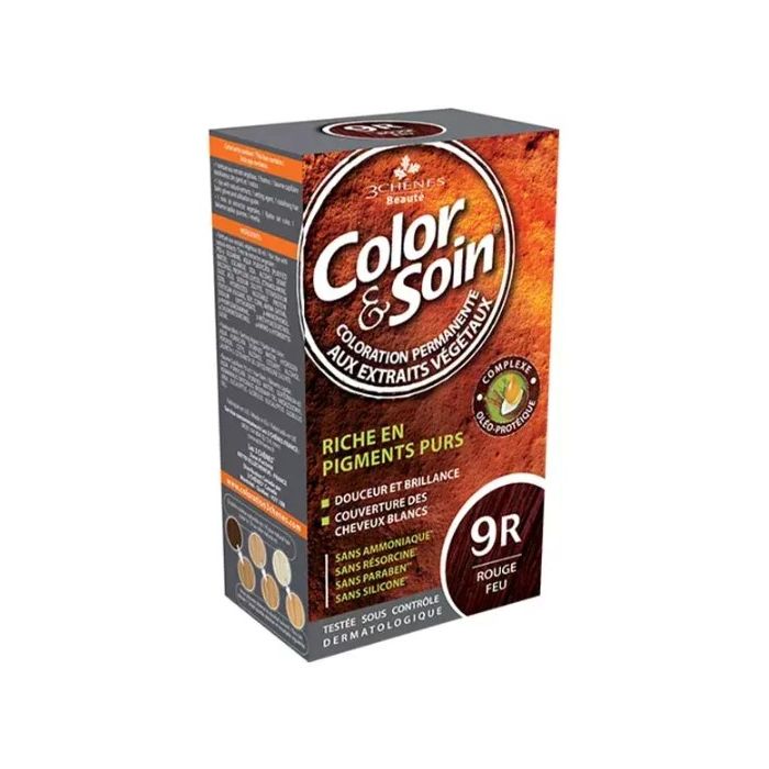 3 chenes Color & Soin Rouge Feu : Coloration Permanente 9R