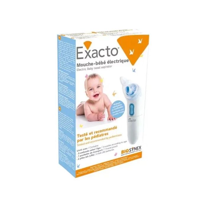 Biosynex Exacto Mouche Bébé Électrique - Aspirateur Nasal